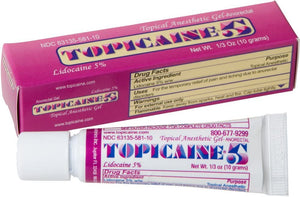 Topicaine 5% Lidocaine Gel